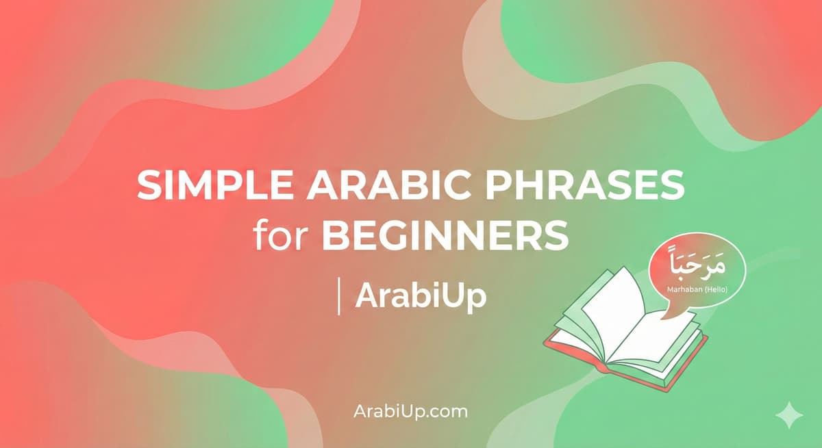Simple Arabic Phrases for Beginners | ArabiUp